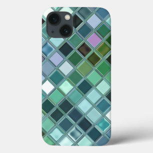 Beach Glass Mosaic Tile Art iPhone 13 Case