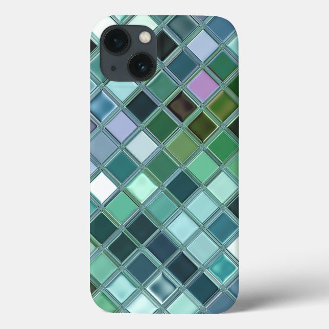 Beach Glass Mosaic Tile Art Case-Mate iPhone Case (Back)