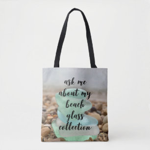 Beach Glass Tote Bag