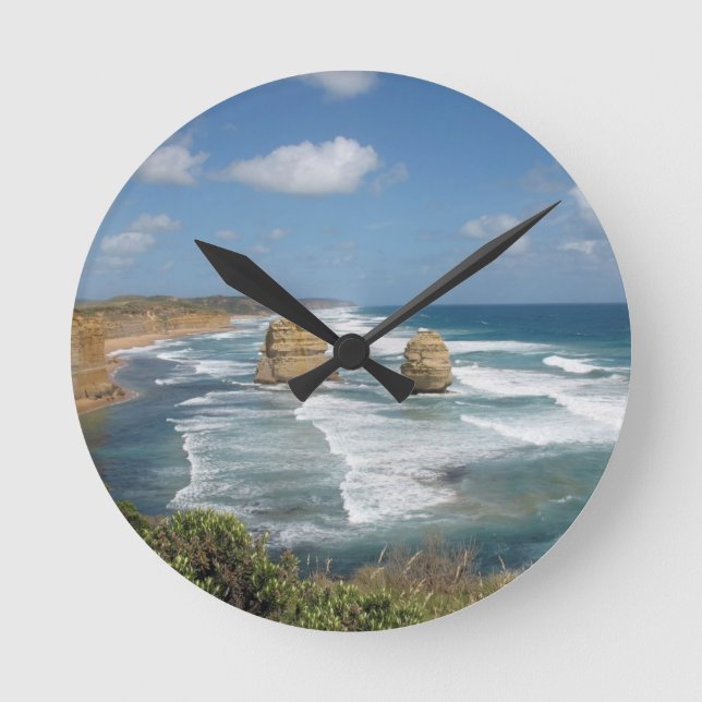 Beach Glow Round Clock (Front)