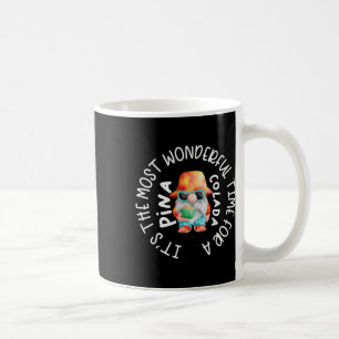 Beach Gnome Christmas Tail Pina Colada Coffee Mug