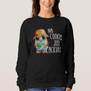 Beach Gnome No Cookies Tropical Christmas Summer Sweatshirt