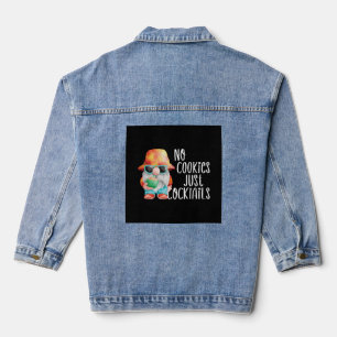 Beach Gnome No Cookies Tropical Denim Jacket