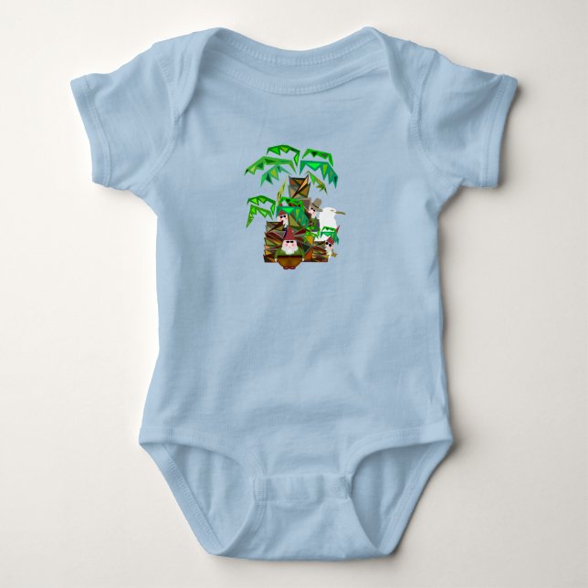 Beach Gnomes Baby Bodysuit (Front)