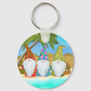 BEACH GNOMES     KEY RING