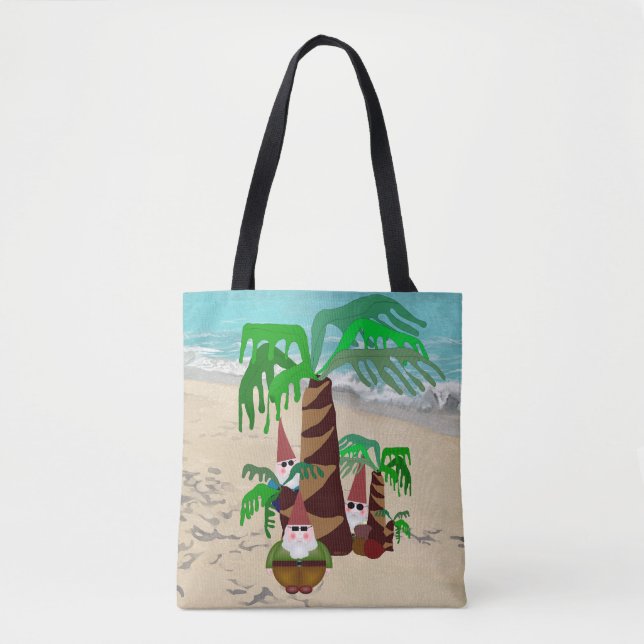 Beach Gnomes Tote Bag (Front)