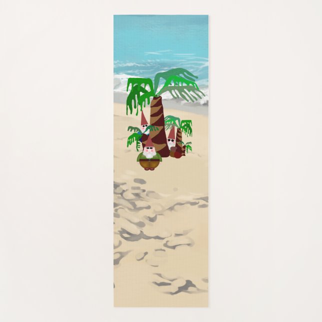 Beach Gnomes Yoga Mat (Front)