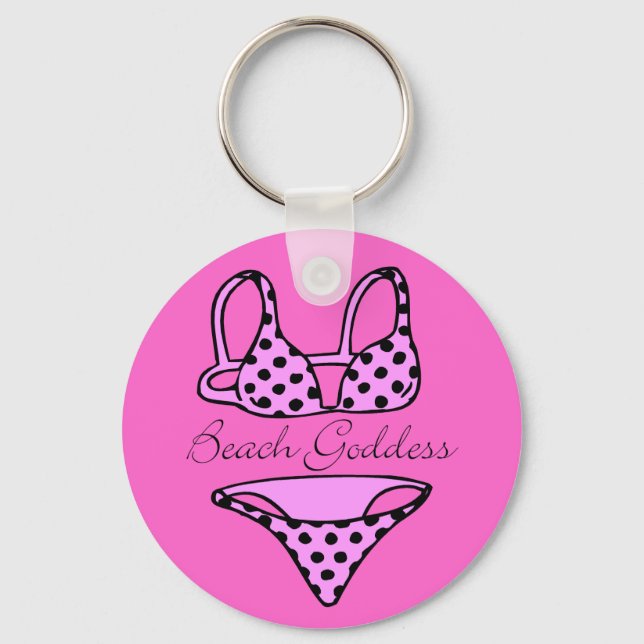 Beach Goddess Key Ring (Front)