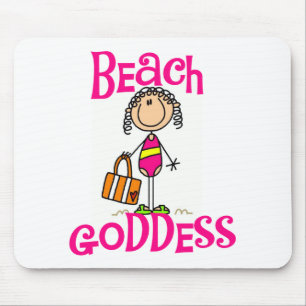 Beach Goddess Tshirts and Gifts Mouse Mat