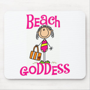 Beach Goddess Tshirts and Gifts Mouse Mat