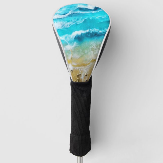 Beach Golf Head Cover (Front)