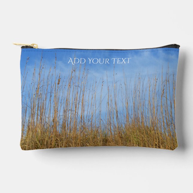 Beach Grass by Shirley Taylor Accessory Pouch (Front)