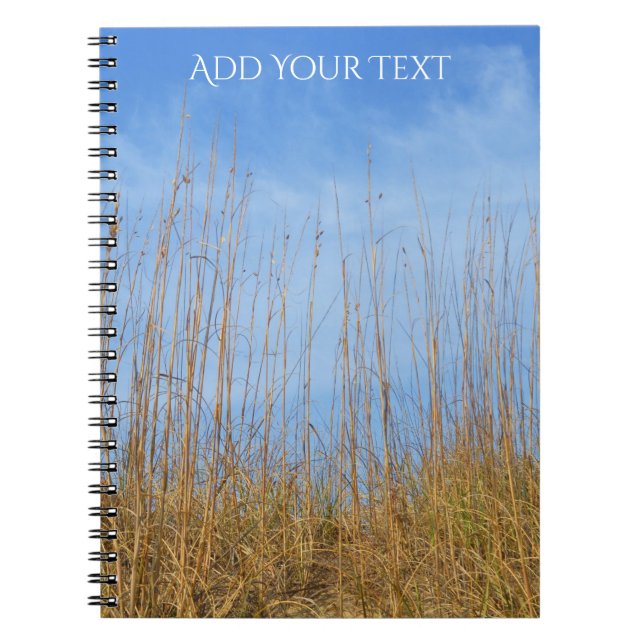 Beach Grass by Shirley Taylor Notebook (Front)