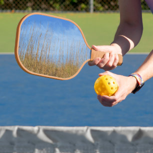 Beach Grass by Shirley Taylor Pickleball Paddle