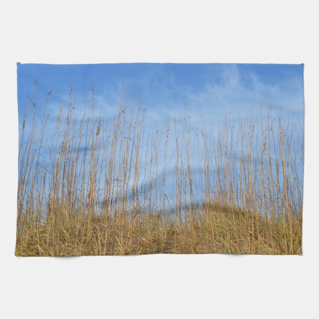 Beach Grass by Shirley Taylor Tea Towel (Horizontal)