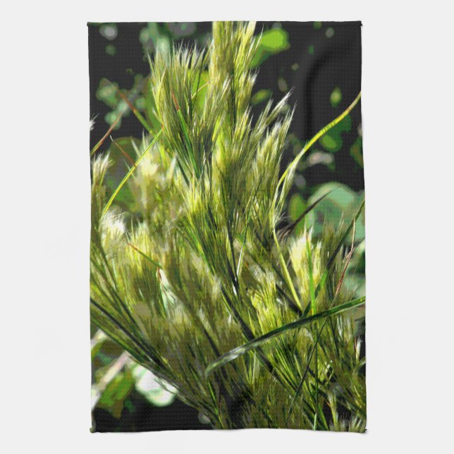 Beach Grass in the Breeze Tea Towel (Vertical)