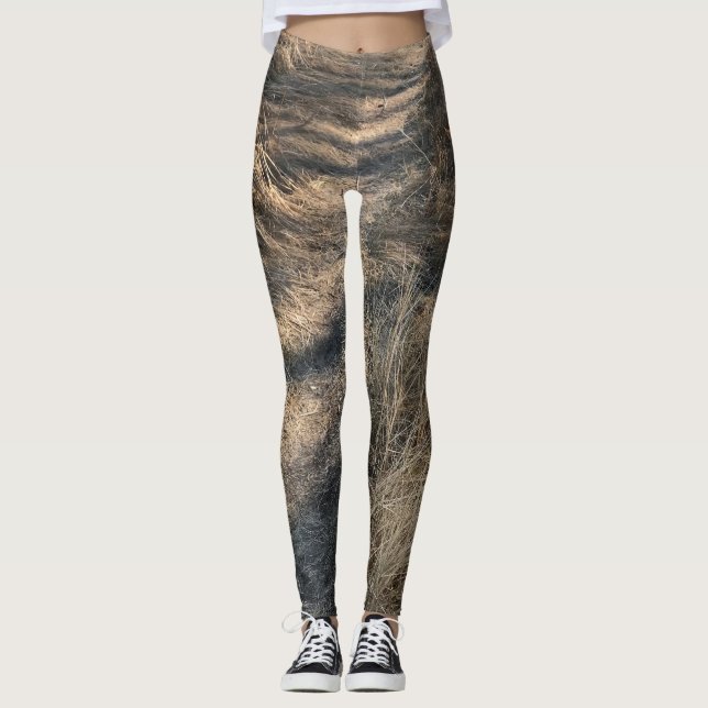 Beach Grass - Landscape Leggings (Front)