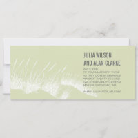 Beach Grass Wedding Invitations Martha's Vineyard