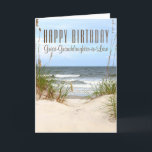 Beach Great-Granddaughter-in-Law Birthday Card<br><div class="desc">Great-Granddaughter-in-Law Beach</div>