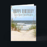 Beach Great-Great-Granddaughter Birthday Card<br><div class="desc">Great-Great-Granddaughter Beach</div>