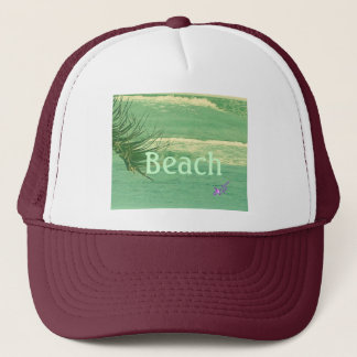 "Beach" Green Ocean Trucker Hat