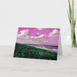 beach greeting card beautiful lovely work