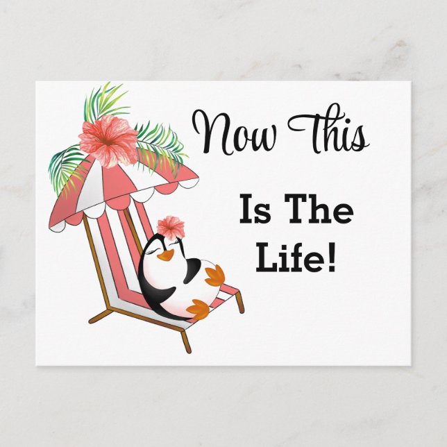 Beach Greeting Postcard (Front)