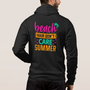 Beach Hair Don't Care Summer-54804 Hoodie
