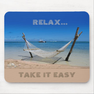 Beach Hammock (customisable)  Mouse Mat