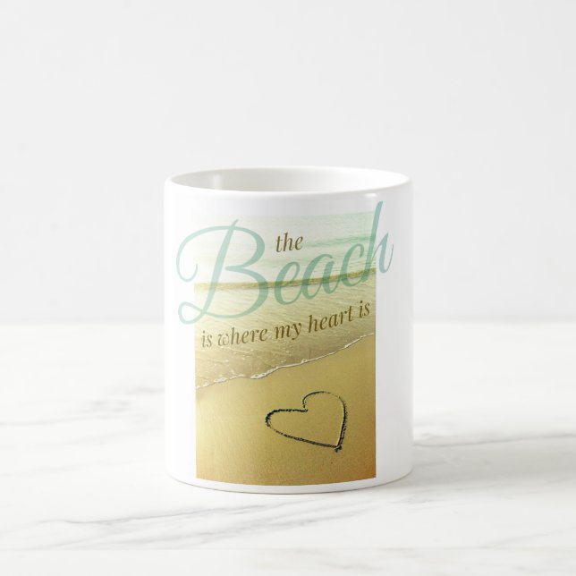 Beach Heart Mug (Center)