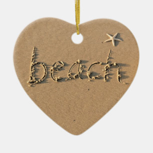 Beach Heart Ornament