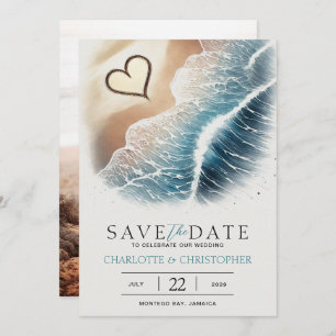 Beach Heart Save The Date