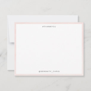 Beach hearts in the sand Personalised Stationery Card