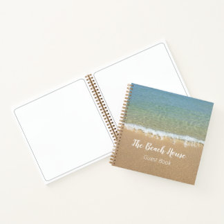 Beach holiday let and vacation rental guest book