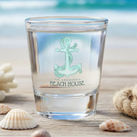 Beach House Anchor & Rope Aqua Blue ID623