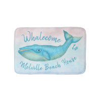 Beach House Blue Whale Nautical Whalecome | Name