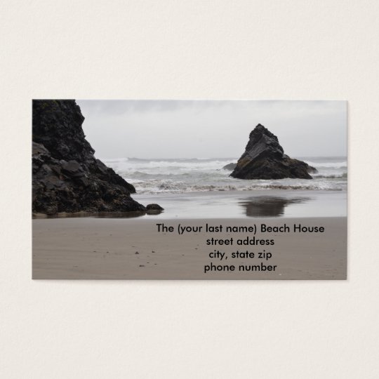 Beach House Contact Cards