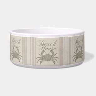 Beach House Crab Seashore Coastal Vintage