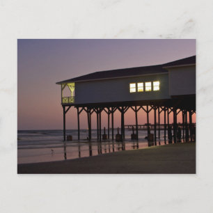 Beach House Galveston 2013 Calendar Postcard