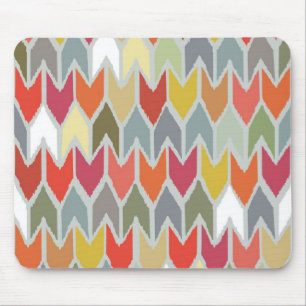beach house ikat chevron mouse mat