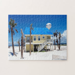 Beach House in Florida Jigsaw Puzzle