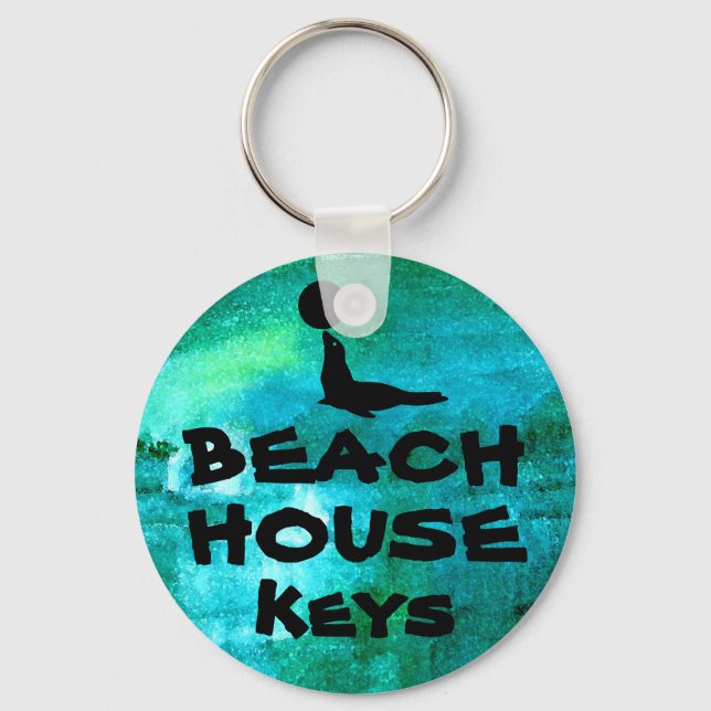Beach House Key Ring (Front)