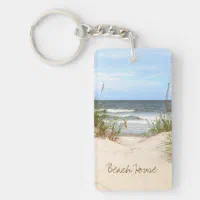 Beach 2025 house keychain