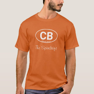 Beach House Orange Two Letter Oval Cannon Beach T-Shirt