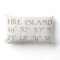Beach House Pillow Latitude Longitude
