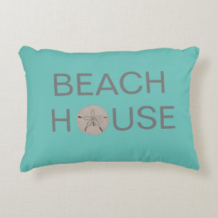 Beach House Sand Dollar Accent Pillow