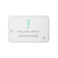 BEACH HOUSE SEAHORSE AND STARFISH / MONOGRAM