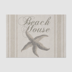 Beach House Starfish Seashore Tissue Paper