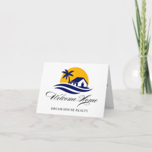 Beach House Summer Realtor Closing  Card
