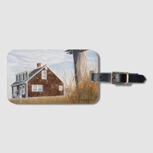 Beach House Sunrise Luggage Tag